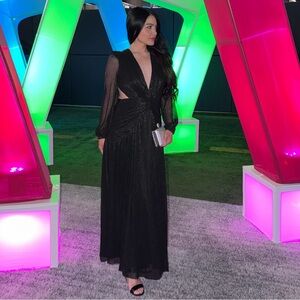 Gianni Bini Elegant Black Long Sleeve Dress